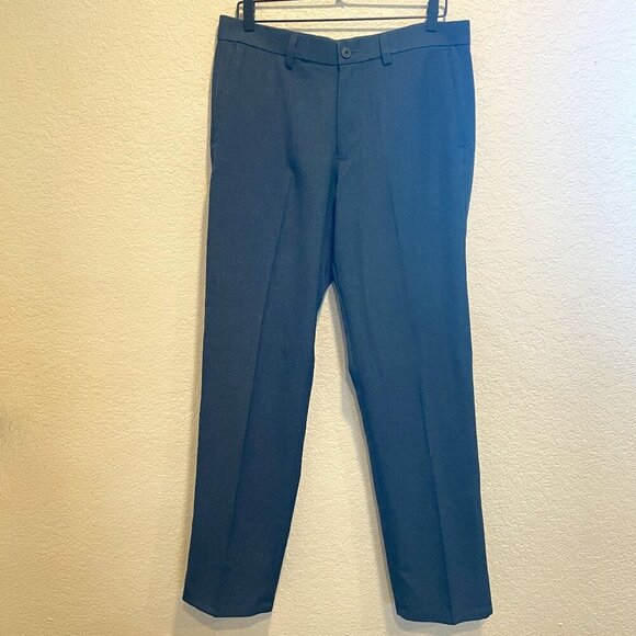 Haggar H26 Blue Work Trousers Size 32x32 - Picture 1 of 5